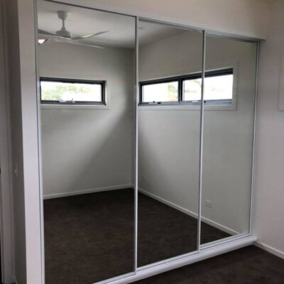 Mirror Robe With White Frame